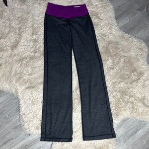 Lululemon Purple and Black Bottoms